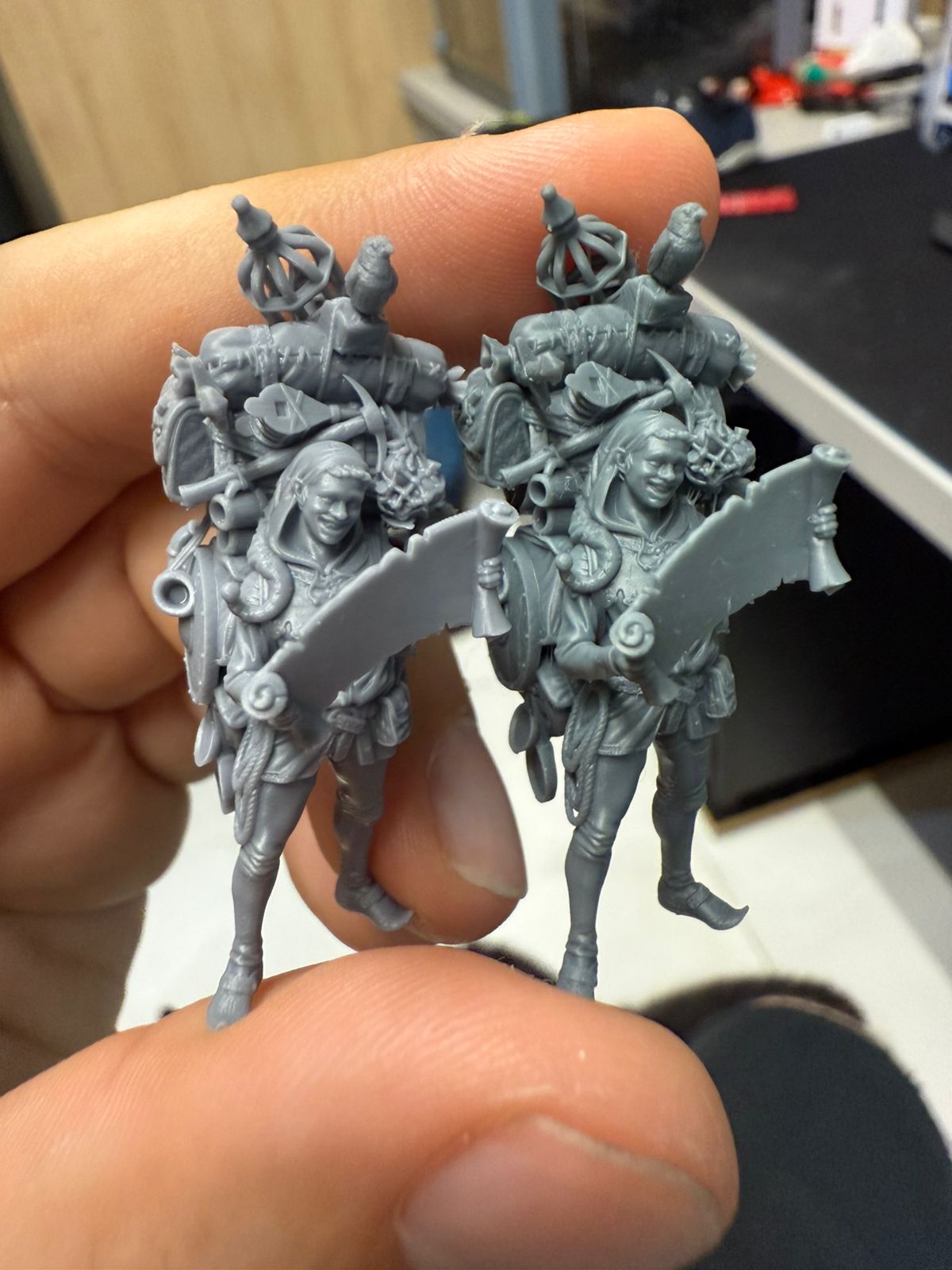 Miniaturas impressas por André L. - Mestre de RPG